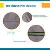 Duck Covers Soteria Rain Proof 26" Square Patio Ottoman/Side Table Cover