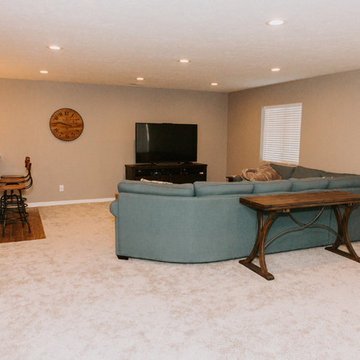 Placid Lake Transitional Basement Remodel