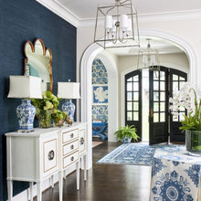 navy & green