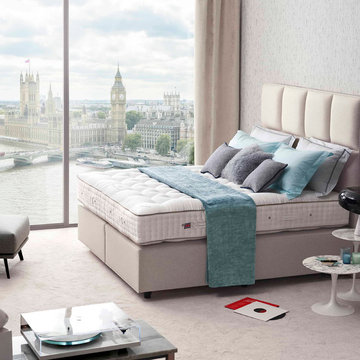 Vispring Sublime Superb Mattress with Atlas Headboard
