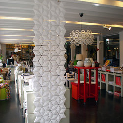 GORGEOUS WHITE SCREEN ROOM DIVIDER - Screens And Room Dividers