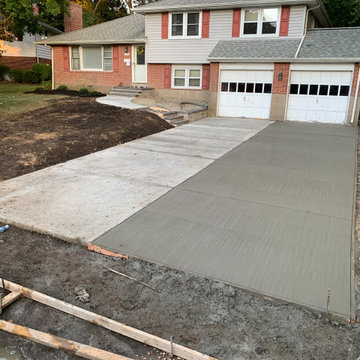 Second Half Of Concrete Getting Poured
