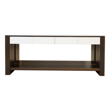 Fumed Eucalyptus Console