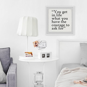 "The Courage to Ask for" Framed Painting Print