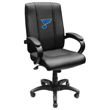 St. Louis Blues Executive Desk Chair Black