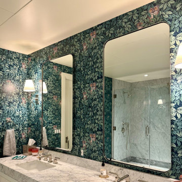 Bathroom Wallpaper installation in Dallas, TX