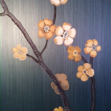 Floral Motif on the wall