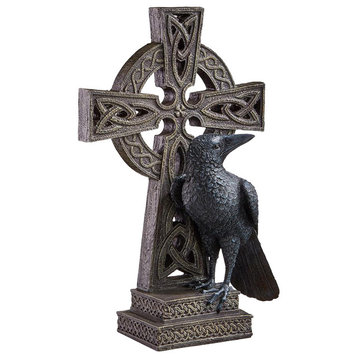 Celtic Cross With Crow