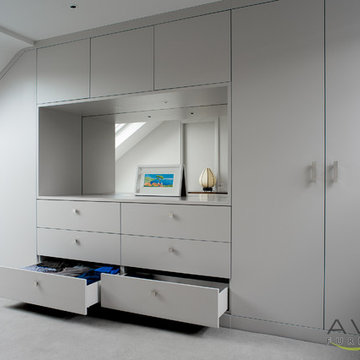 Angled Loft wardrobe