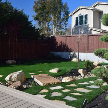 Modern Asian Inspired Backyard in Palo Alto
