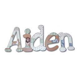 Jungle Animal Letters - Wall Letters