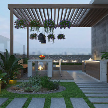 Nội thất căn hộ Penthouse - dự án Riverpark Residence