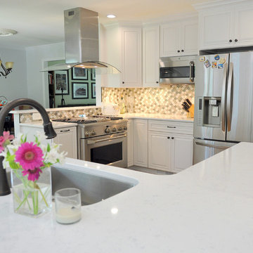 Classic Traditional White Kitchen / Rockville, MD