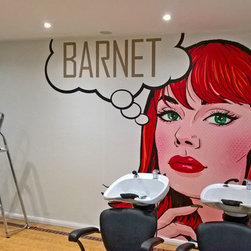 Comic Vector Art Wallpaper Mural - Wallpaper