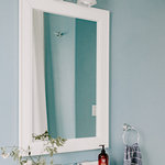 Frame My Mirror - Porter White Framed Mirror, 36"x54" - Clean lines give the Porter collection a classic look. Available in black, white, silver and dark gray, this shaker-style collection can match just about any decor or style.