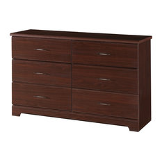 Espresso Dressers And Chests For Your Home Houzz Mod Richardson 6 Drawer Dresser Espresso Dressers