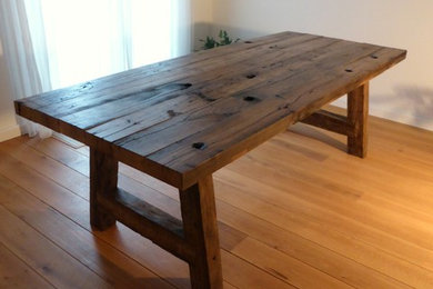 Oud eiken eettafel