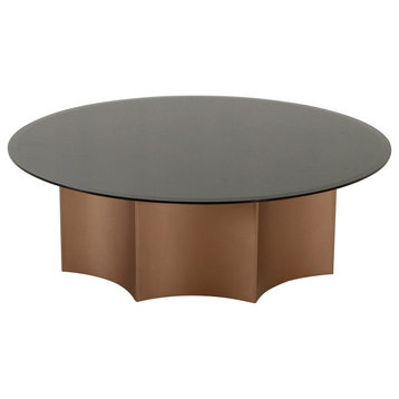 Modrest Ingram Modern Low Round Coffee Table