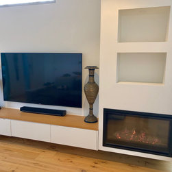 Before & After - Gas Fireplace - Indoor Fireplaces