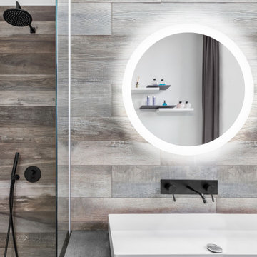 Seura Forte Round Lighted Mirror