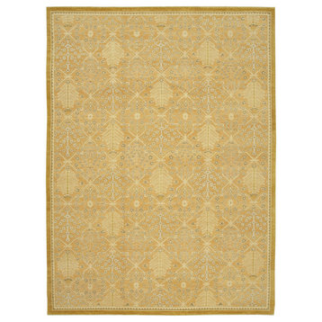 Rug N Carpet - Handmade Oriental 10' 2" x 14' 0" Decorative Oushak Area Rug