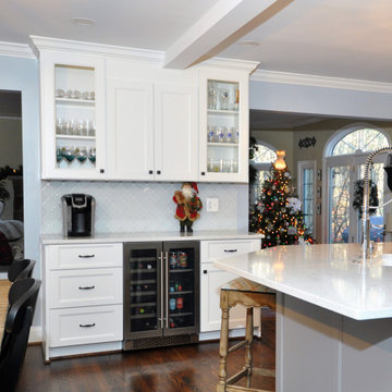 Transitional Kitchen Remodel Done With New Cabinets