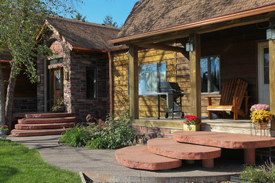 Inspiration for a timeless exterior home remodel in Other