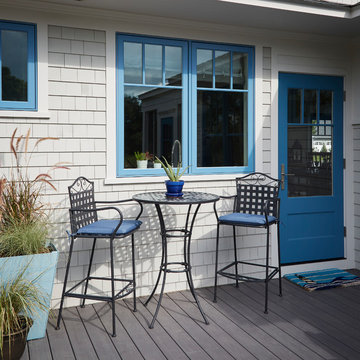 AZEK Harvest Collection in Island Oak with AZEK Trim