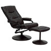 Brown Bonded Leather Recliner BT-7862-BN-GG