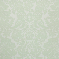 Damask: Sage - Wallpaper