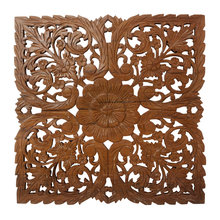 Teak Wall Sculpture