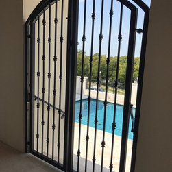 Decorative Metal Pool Gate - Home Fencing And Gates