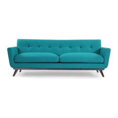 50 Most Por Turquoise Sofas Couches For 2018 Houzz Karl Jackie Clic Sofa Turquoise Material Wool Sofas