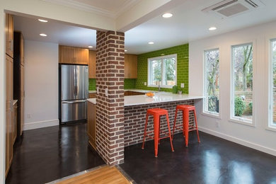 Inspiration for a modern kitchen remodel in Other