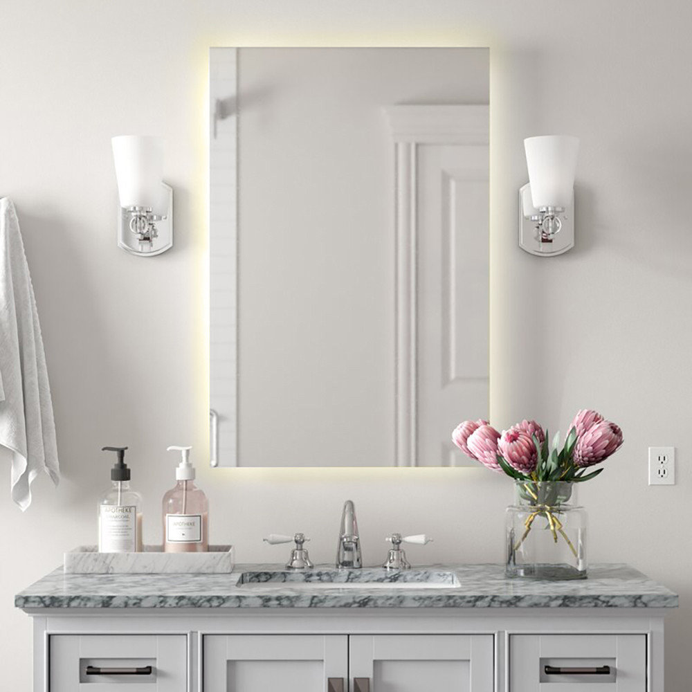 Aurora Backlit LED Mirror, 20"x30"x1.75"