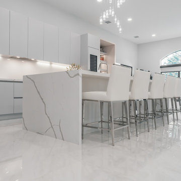 Sleek Elegance - Full Matte Lacquer Kitchen Project