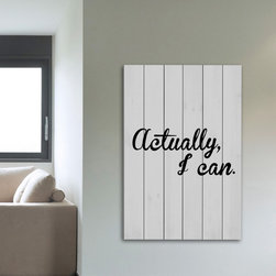 Actually I Can - Products