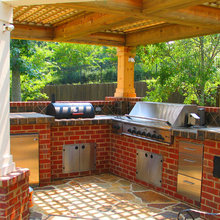 outdoor kitchen