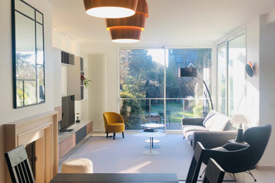 Idée de décoration pour une salle à manger design.