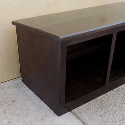 Entryway maple storage bench - Products