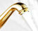 Lenox Gold and Ceramic Single Handle Deck Mounted Bathroom Sink Faucet
