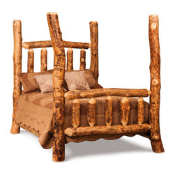 Aspen Four Poster Bed-Full - Beds