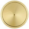 Sunnyside Knob, 1.5" Diameter, Polished Brass