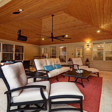 Expanded outdoor living in Spring TX