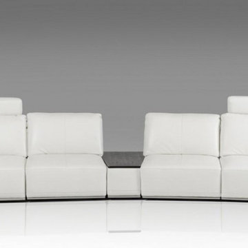 Full Leather Sectional Sofa - High Quality