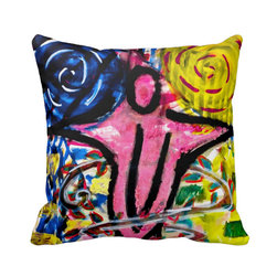 "Two Worlds" JTG Art Pillow - Decorative Pillows