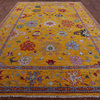 10' 3" X 14' 1" Hand-Knotted Turkish Oushak Wool Rug - Q11692