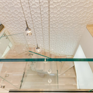 Conception et installation d'un escalier contemporain à Paris