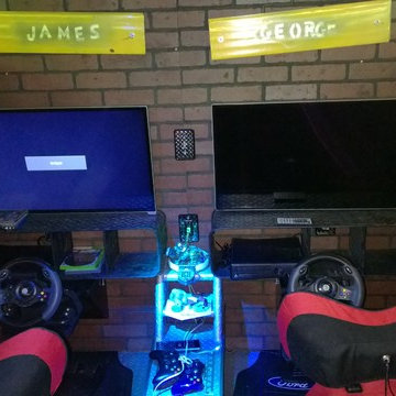 Kids arcade room ( The MANCAVE)
