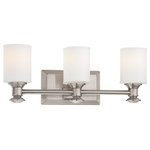 Minka-Lavery - Minka-Lavery Harbour Point Three Light Bath 5173-84 - Three Light Bath from Harbour Point collection in Brushed Nickel finish. Number of Bulbs 3. Max Wattage 100.00. No bulbs included. No UL Availability at this time.